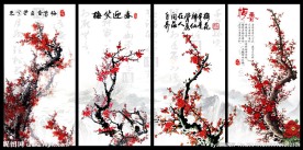 国画梅花