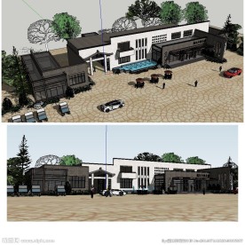 新中式高尔夫球会所建