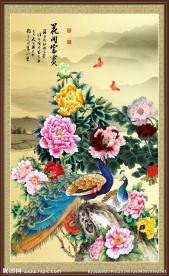 国画牡丹