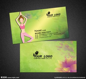 瑜伽名片