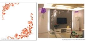 硅藻泥电视背景墙