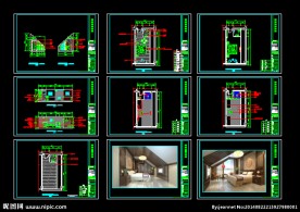 酒店标间效果图