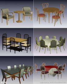 3D现代家具 椅子