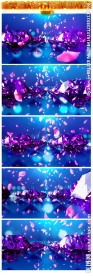 钻石玫瑰花瓣飞舞视频