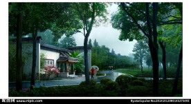 园林景观PSD分层效果