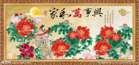 牡丹国画