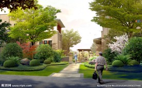 园林景观PSD分层效果