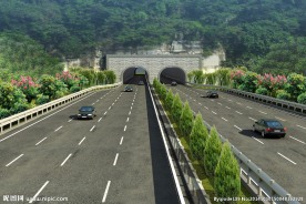 高速 隧道 效果图
