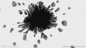 唯美水墨画墨滴之韵LE