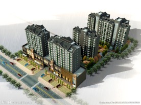 住宅楼效果图
