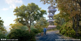 园林景观PSD分层效果