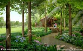 园林景观PSD分层效果