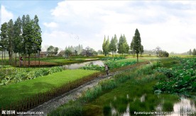 园林景观PSD分层效果