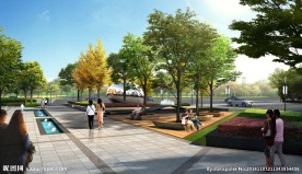 园林景观PSD分层效果