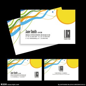 艺术培训学校名片设计