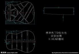 标准马丁吉他力木梁架