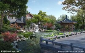 园林景观PSD分层效果