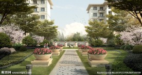 园林景观PSD分层效果