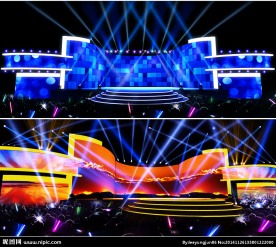 大型舞台 演出年会舞美