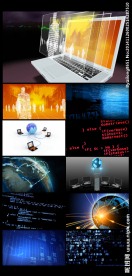 科技股票等商务素材