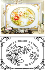 欧式背景 虞美人