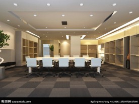 公司会议室效果图