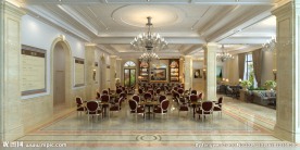 欧式宴客大厅效果图