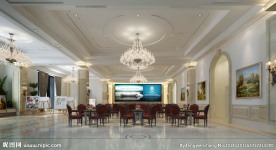 简欧产品说明会效果图