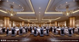 酒店宴客厅效果图