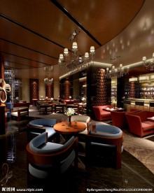 酒店包间效果图