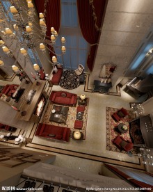 别墅客厅效果图