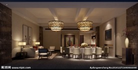 中式餐厅效果图