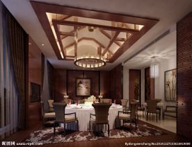 中式餐厅效果图