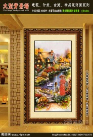 漂亮的田园油画（巨幅高清）