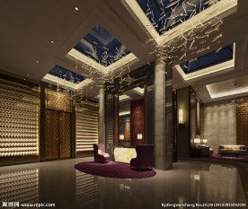 会所品酒区效果图