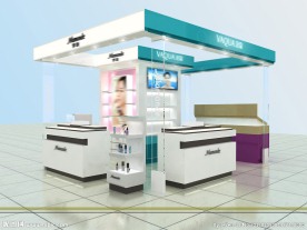 梦妆、活泉专柜-3DMAX源件