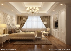 现代简欧主卧室