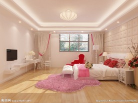 现代婚房喜庆卧室