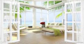 海景假窗房间观光阳台