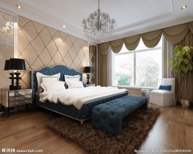 现代简欧卧室