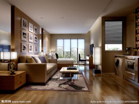 现代客厅效果图