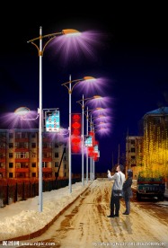 亮化 灯杆 节日亮化 灯笼