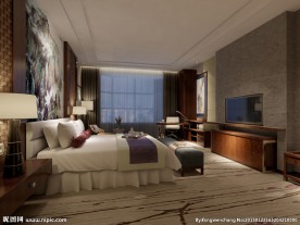 酒店卧室效果图