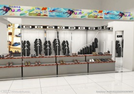 商场摊位服装鞋帽专卖店