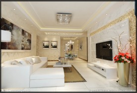 简欧风格客厅餐厅