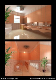 幼儿园卫生间 儿童洗手间