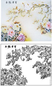 牡丹花 玉兰花 高清图