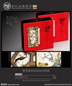 茶包装设计 平面图