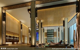 酒店大堂效果图