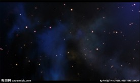 深蓝色宇宙星空
